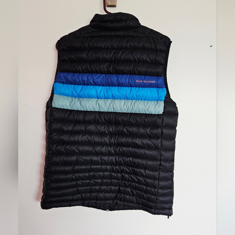 Cotopaxi Fuego Colorblock Down Puffer Vest Blue Outdoor Size M - Picture 2 of 3